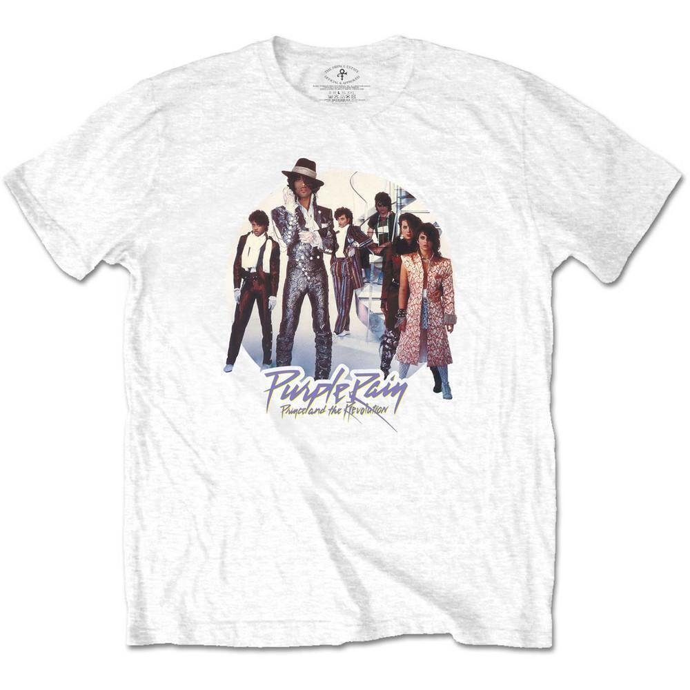 Prince Unisex T Shirt Purple Rain Circle